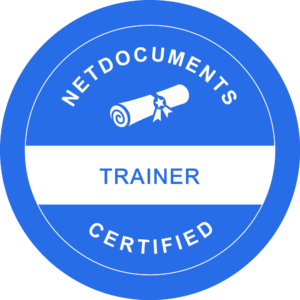 NetDocuments Certified Trainer